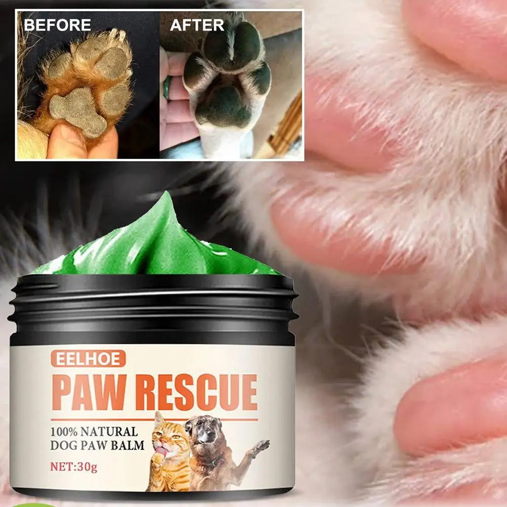 Dog Paw Balm 30G Cat Dog Paw Protective Cream Canine Paw Moisturizer for Dry Cracked Paws Hot Pavement Protection Wax Z1X5